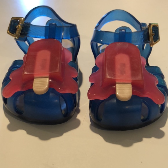 EUC Mini Melissa Popsicle Fishermen Jelly’s sz 5 - Picture 5 of 9